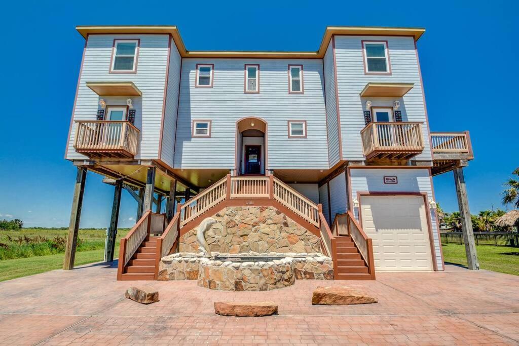 Luxury Beachhouse With Elevator Villa Galveston Exterior photo